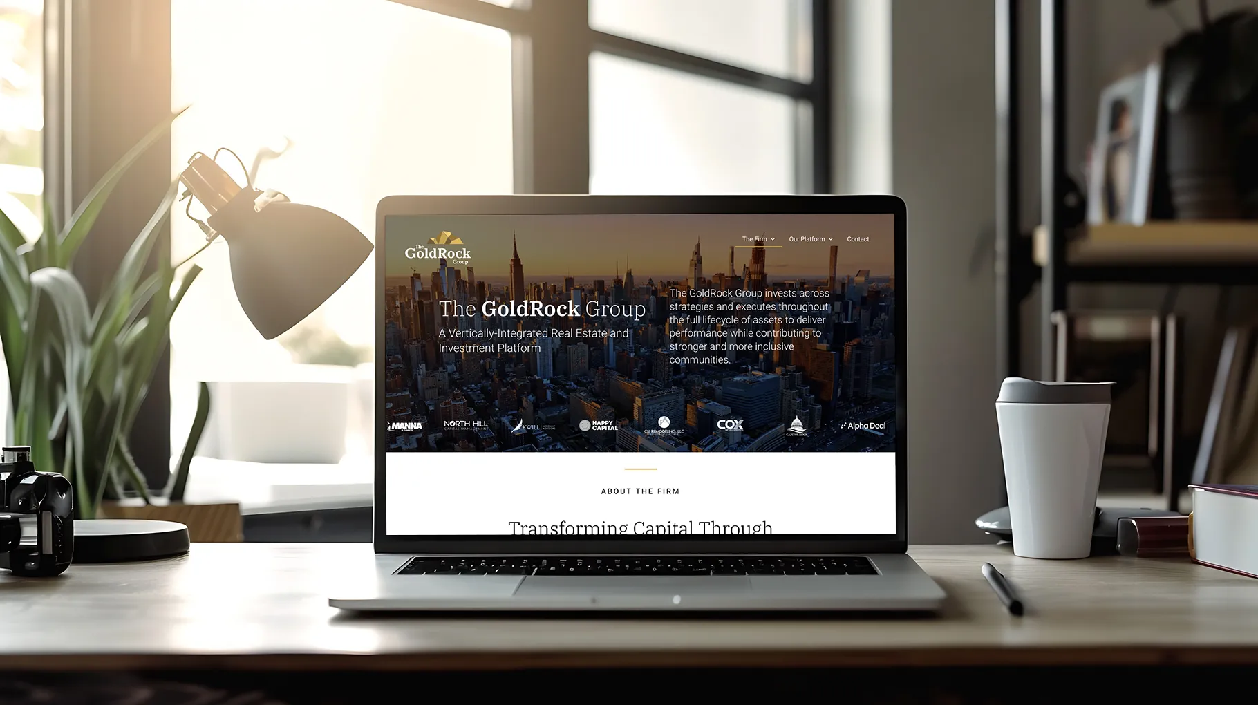 The GoldRock Group website
